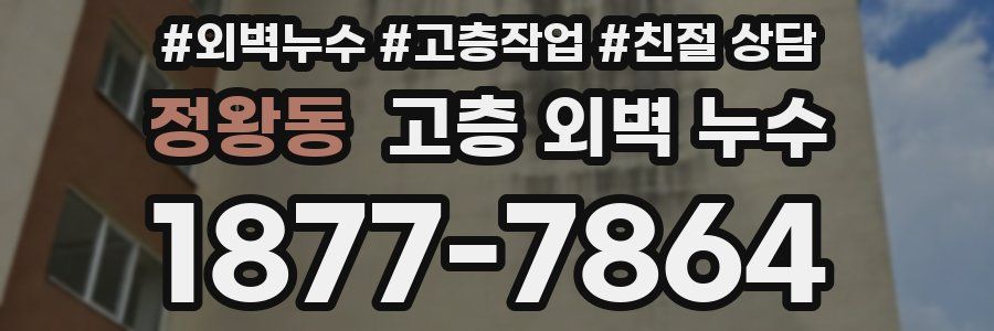 정왕동 고층 외벽 누수