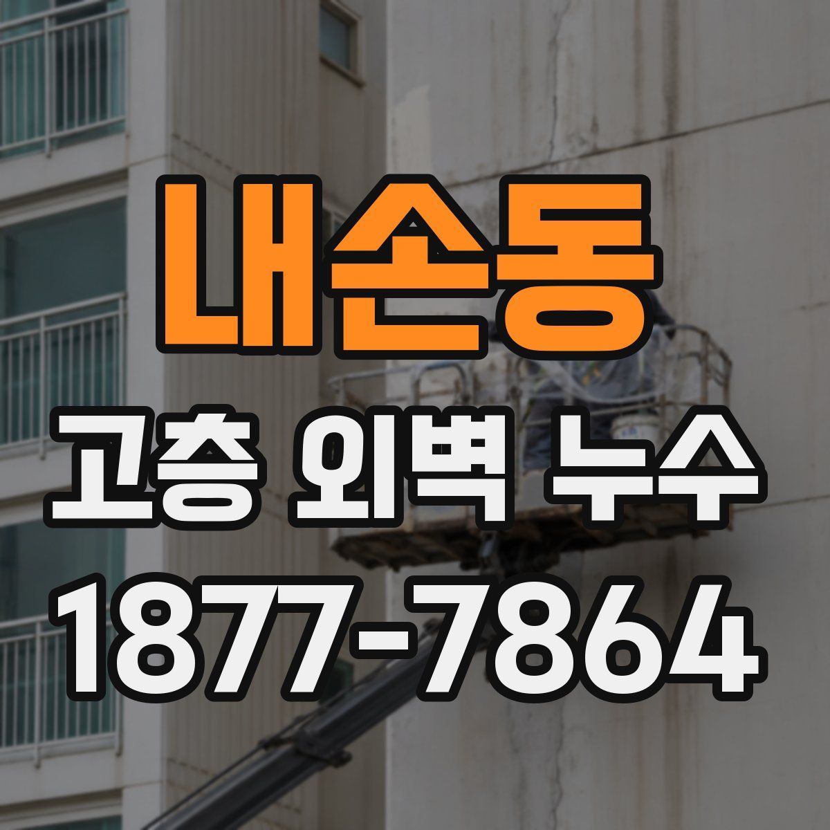내손동 고층 외벽 누수