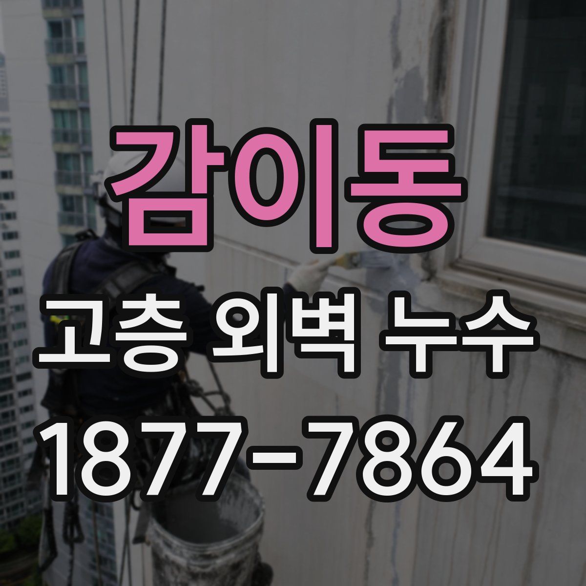 감이동 고층 외벽 누수