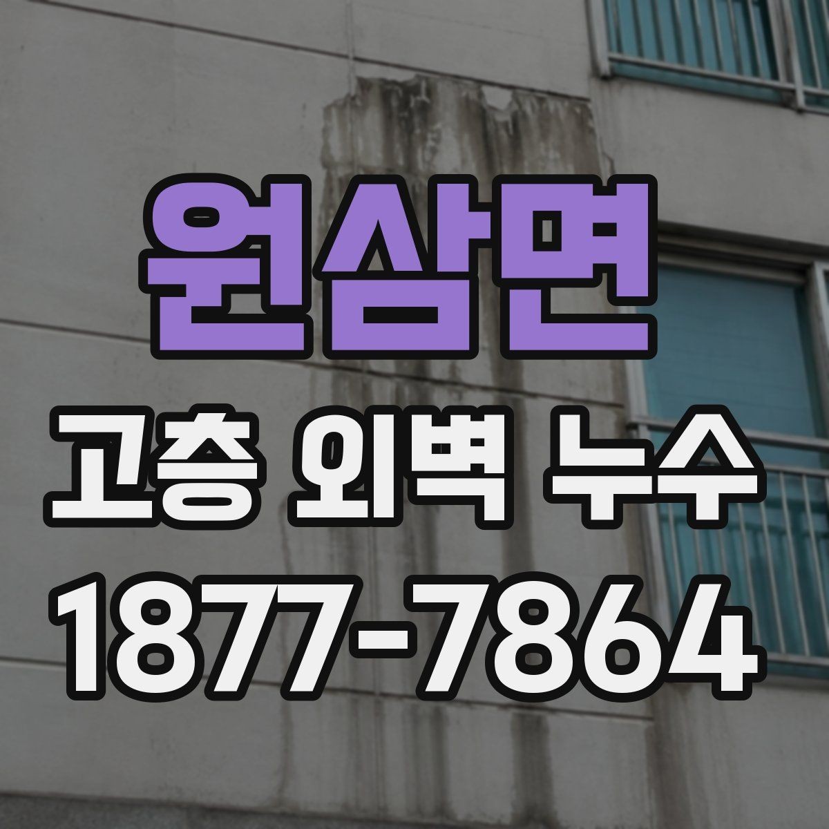 원삼면 고층 외벽 누수 점검부터 시공까지 알아야 할 흐름