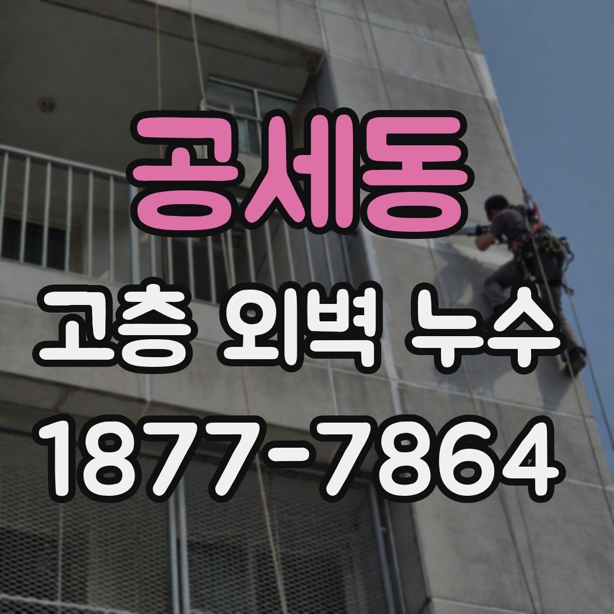 공세동 고층 외벽 누수