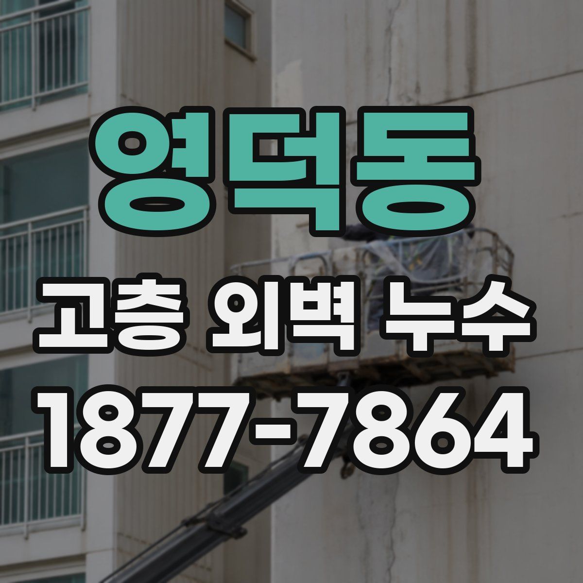 영덕동 고층 외벽 누수