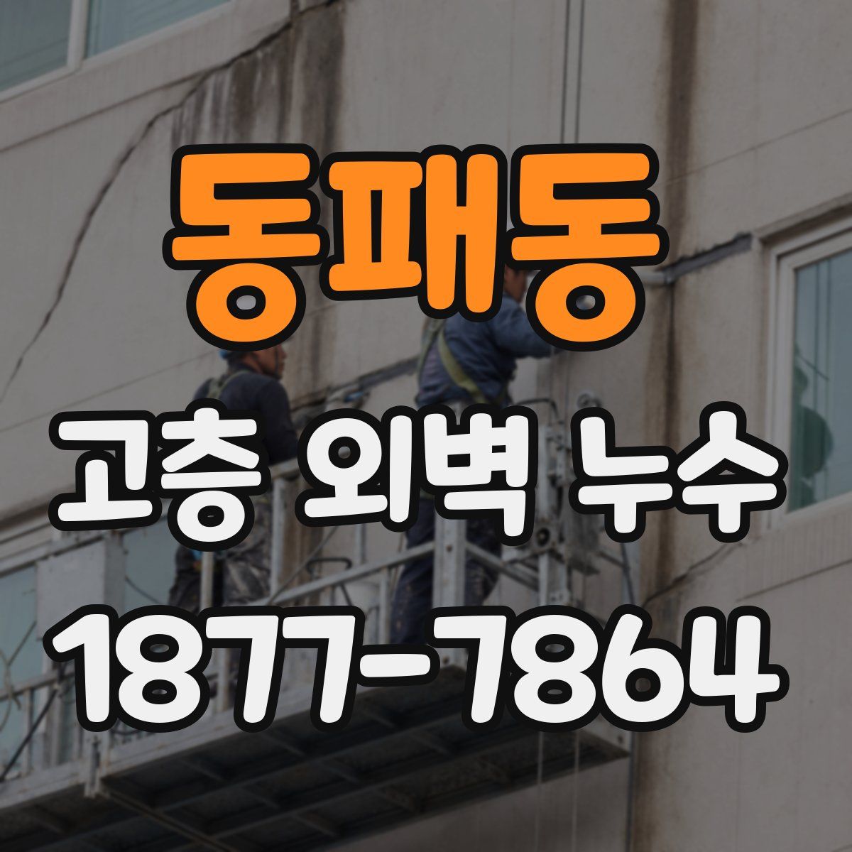동패동 고층 외벽 누수