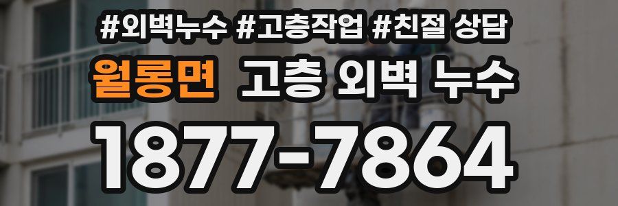 월롱면 고층 외벽 누수
