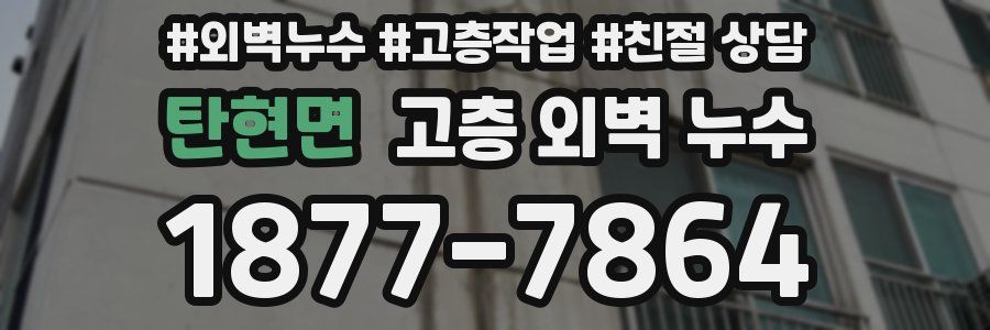탄현면 고층 외벽 누수