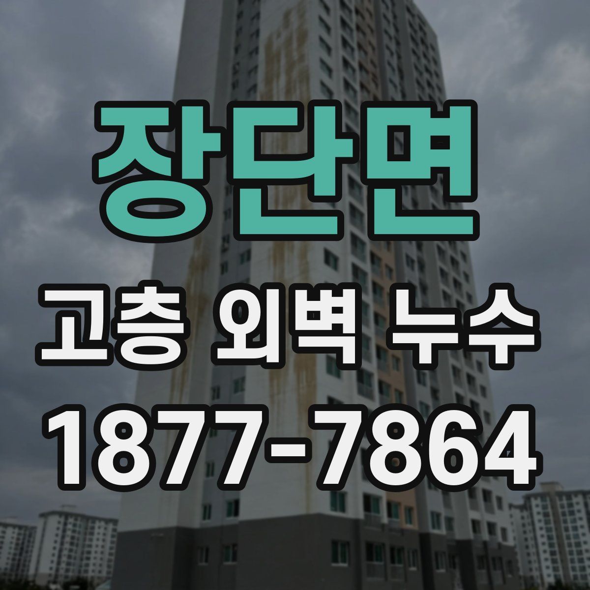 장단면 고층 외벽 누수