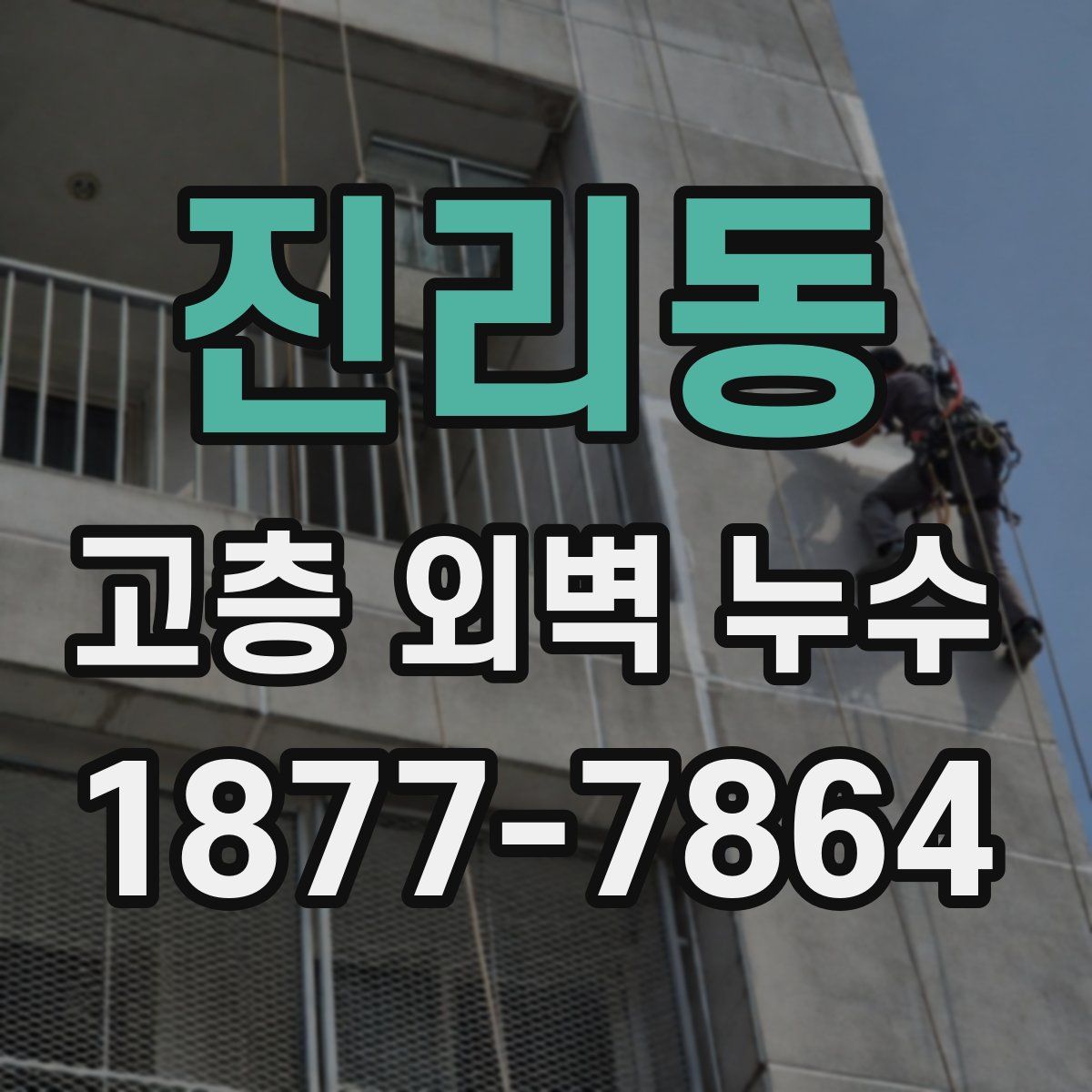 진리동 고층 외벽 누수