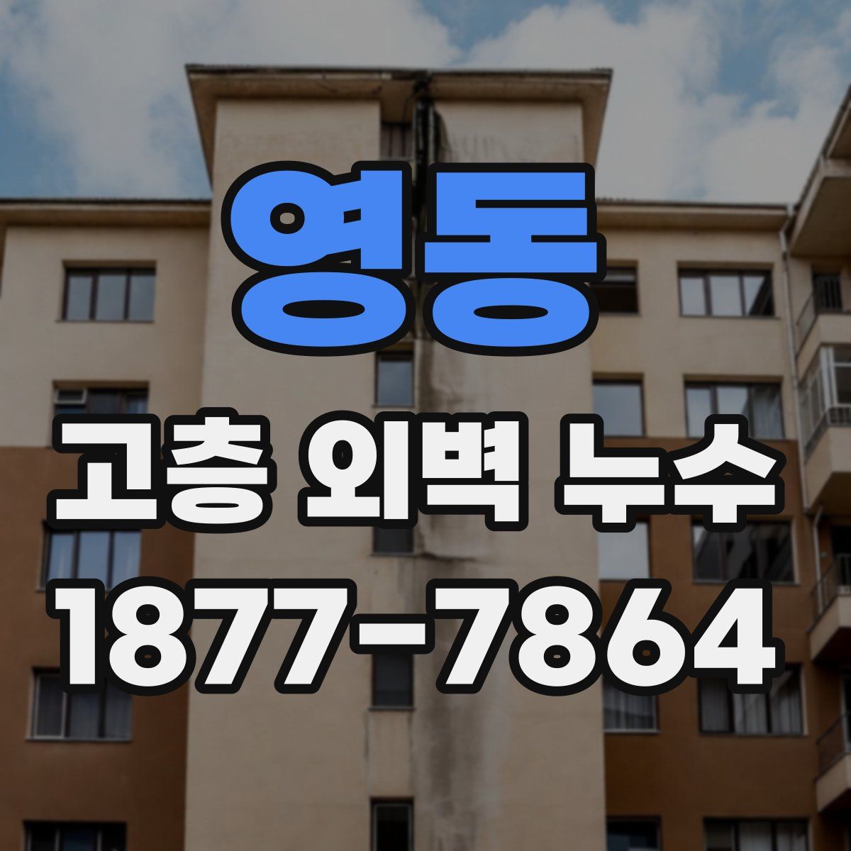 영동 고층 외벽 누수