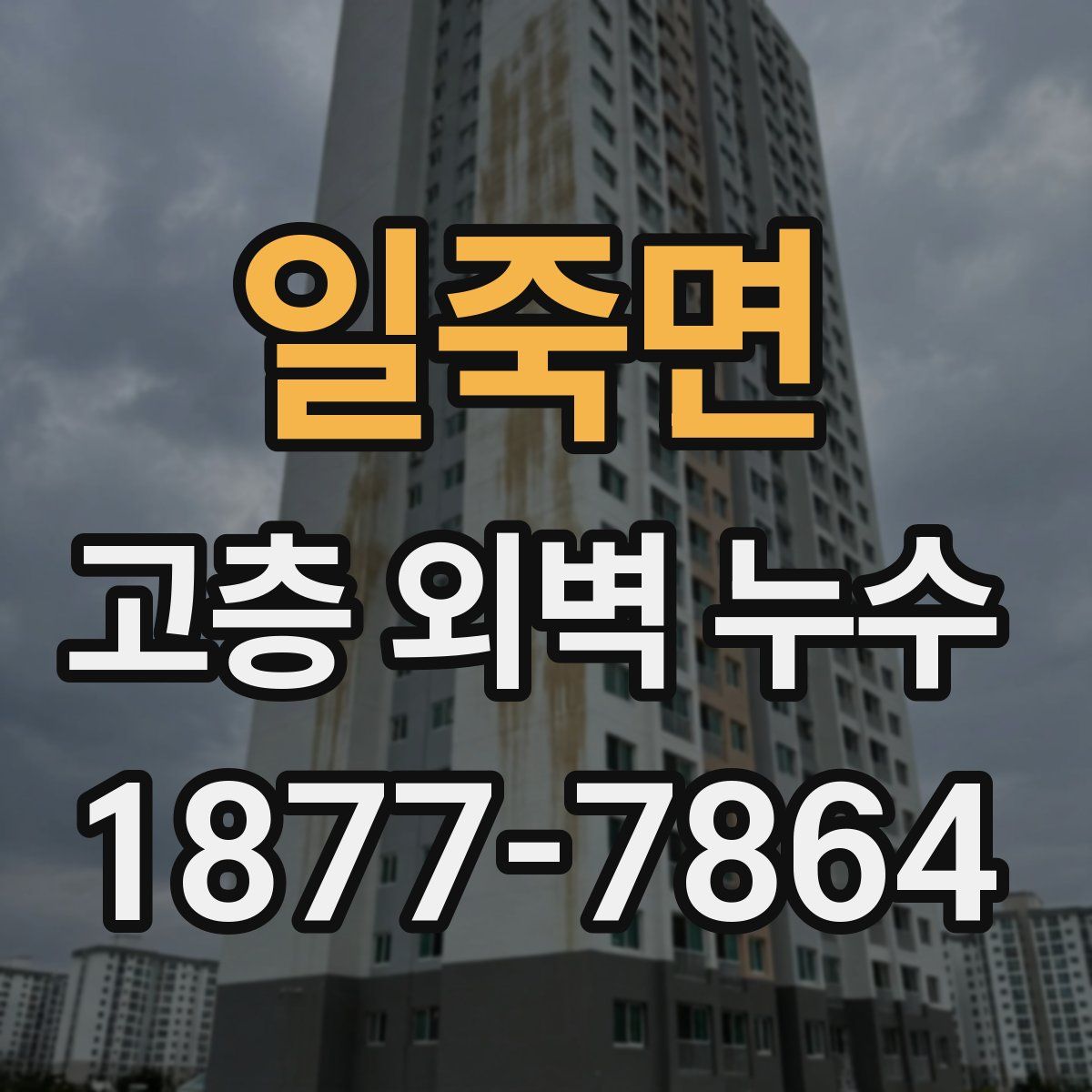 일죽면 고층 외벽 누수