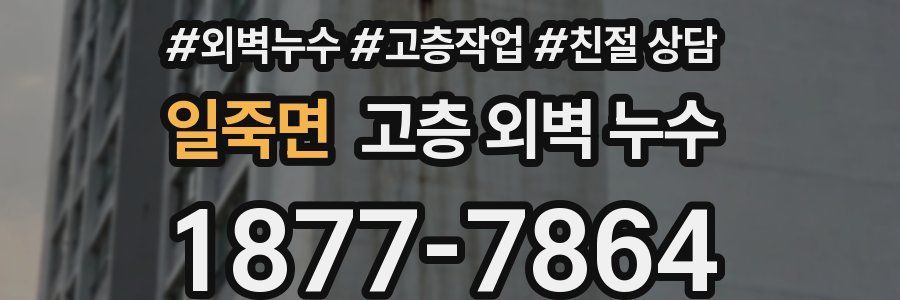 일죽면 고층 외벽 누수