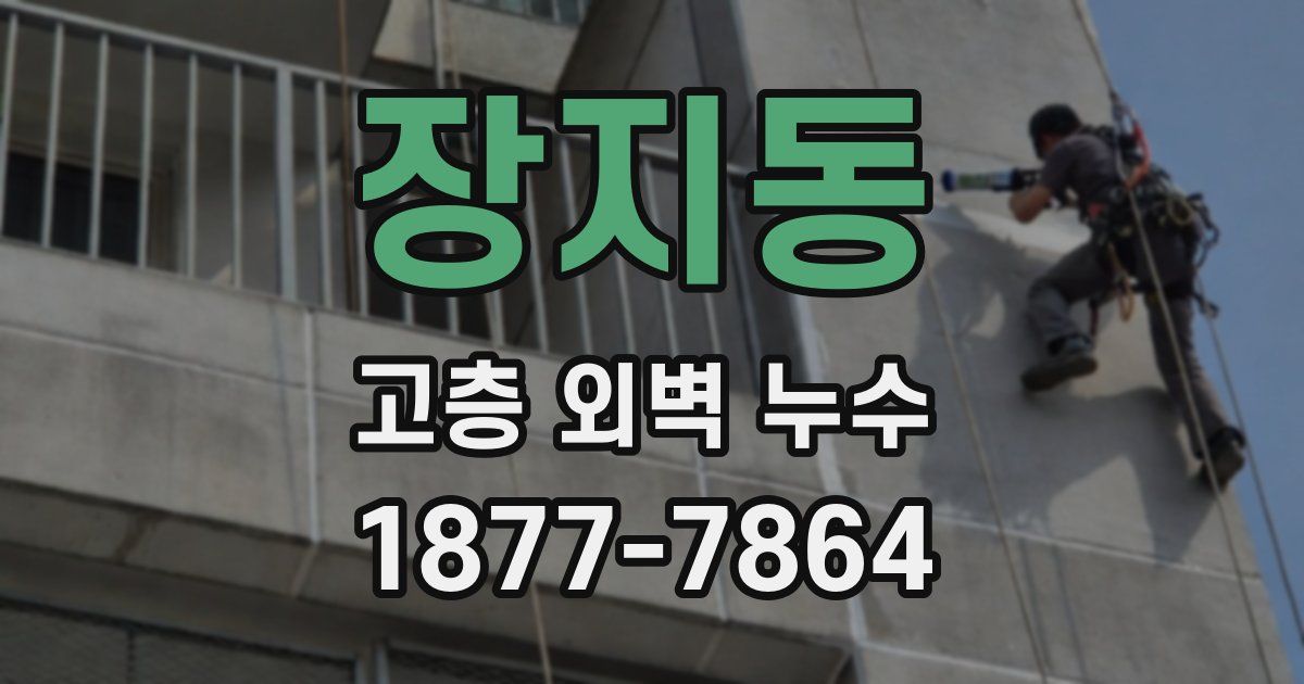 장지동 고층 외벽 누수