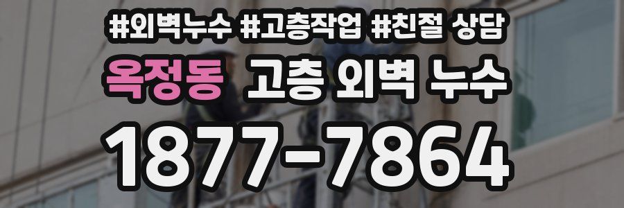 옥정동 고층 외벽 누수
