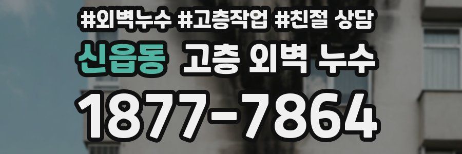 신읍동 고층 외벽 누수