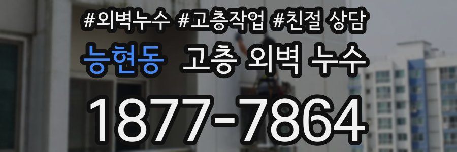 능현동 고층 외벽 누수