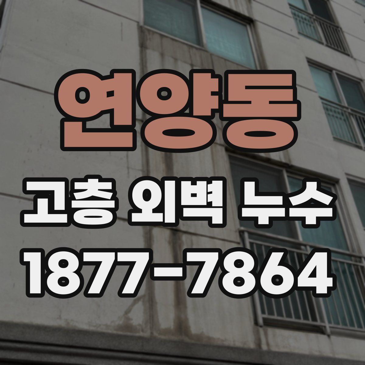 연양동 고층 외벽 누수