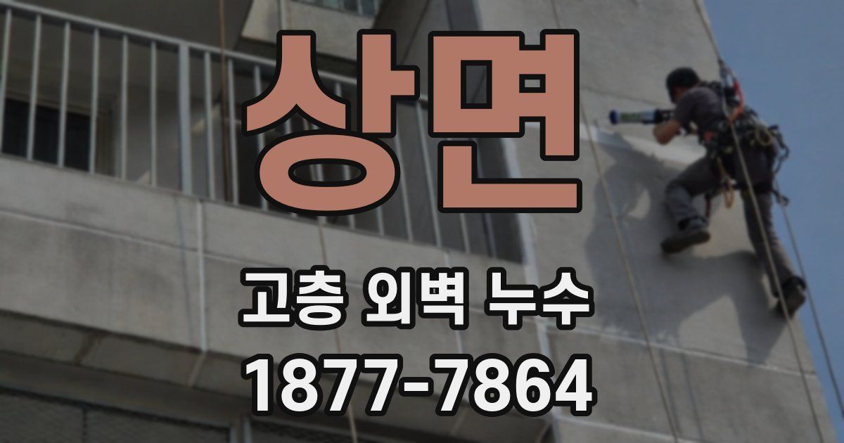 상면 고층 외벽 누수