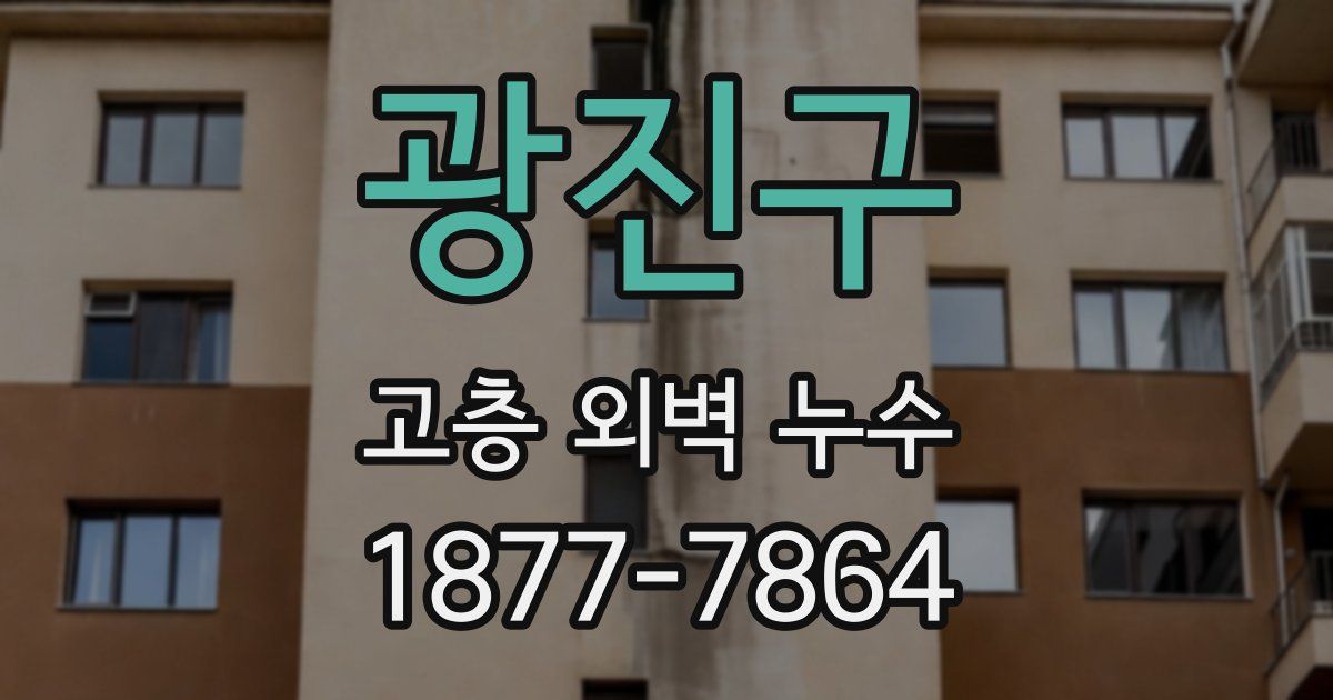 광진구 고층 외벽 누수