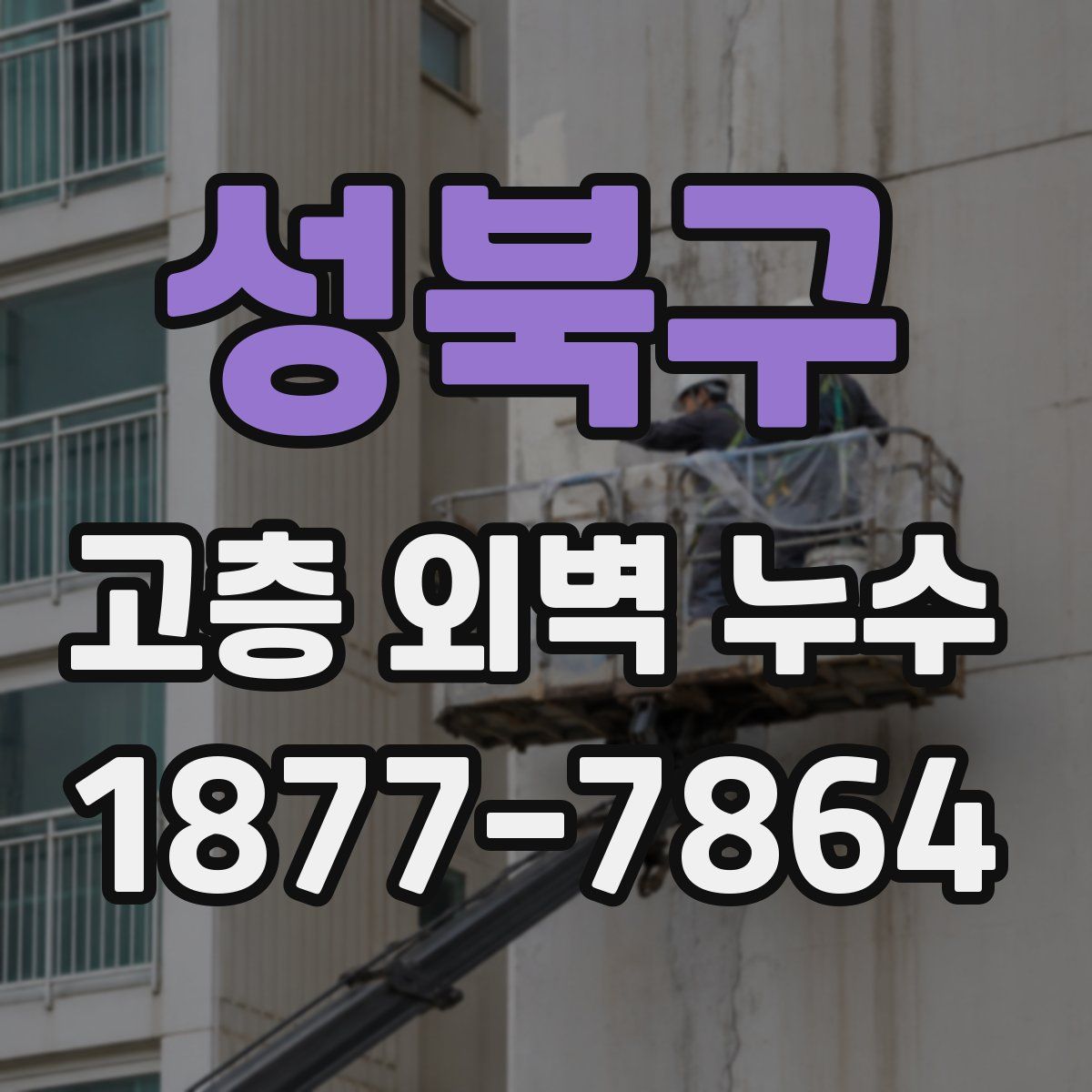 성북구 고층 외벽 누수