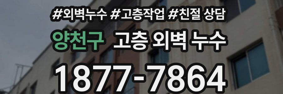 양천구 고층 외벽 누수
