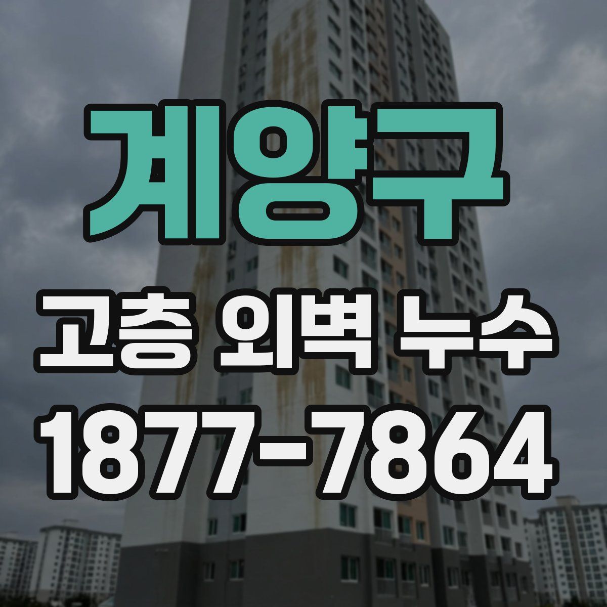 계양구 고층 외벽 누수