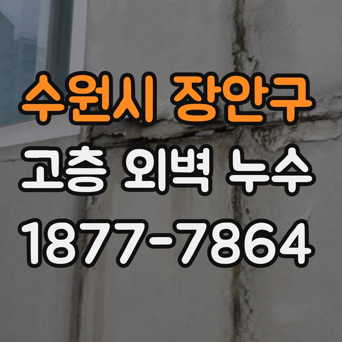 수원시 장안구 고층 외벽 누수