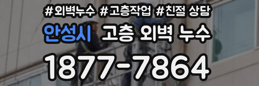 안성시 고층 외벽 누수