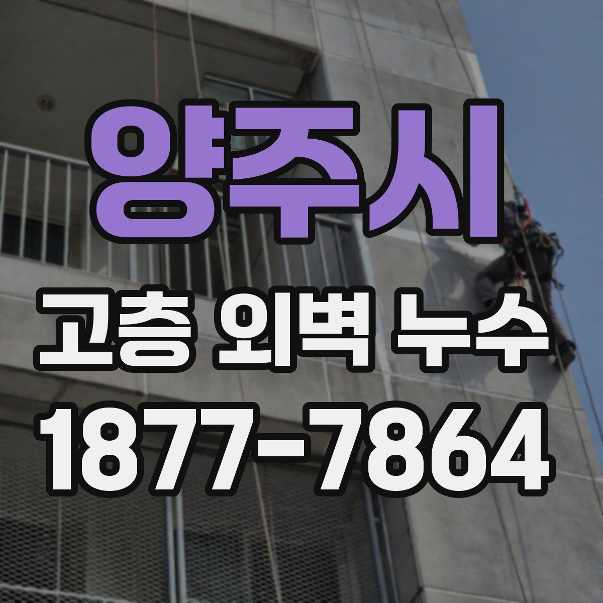 양주시 고층 외벽 누수