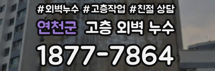 연천군 고층 외벽 누수