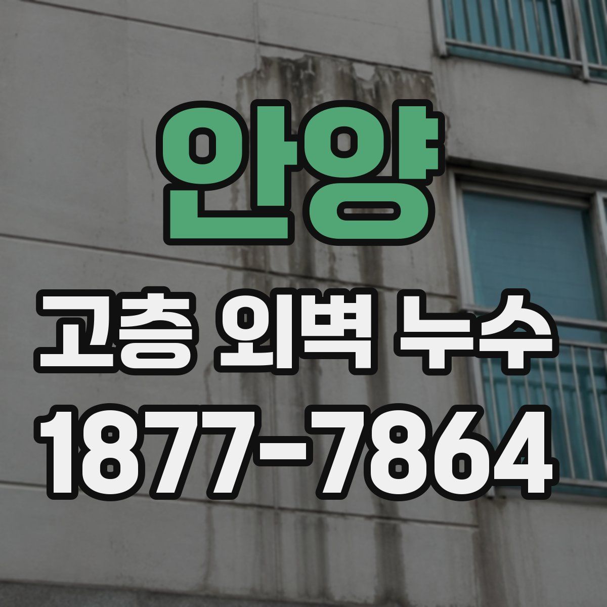 안양 고층 외벽 누수