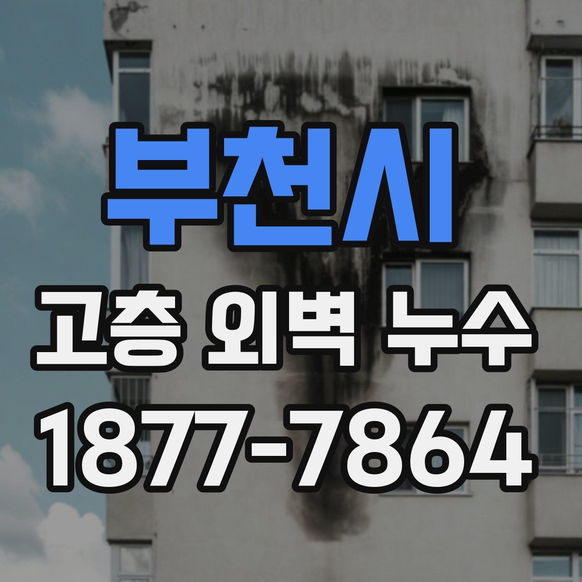 부천시 고층 외벽 누수