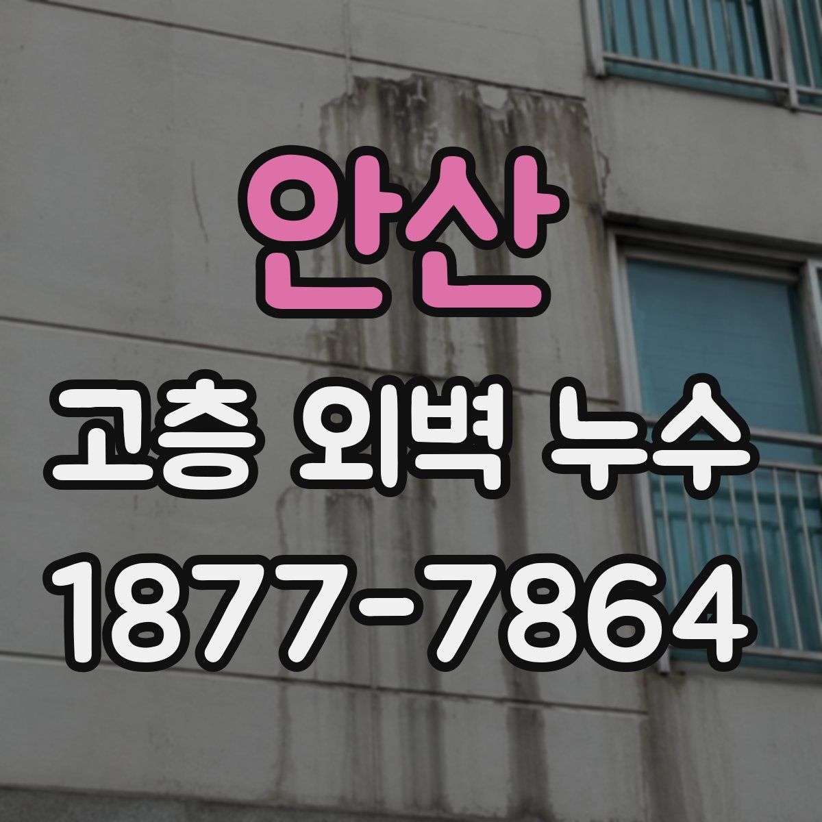 안산 고층 외벽 누수