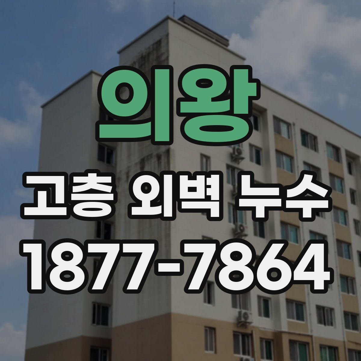 의왕 고층 외벽 누수