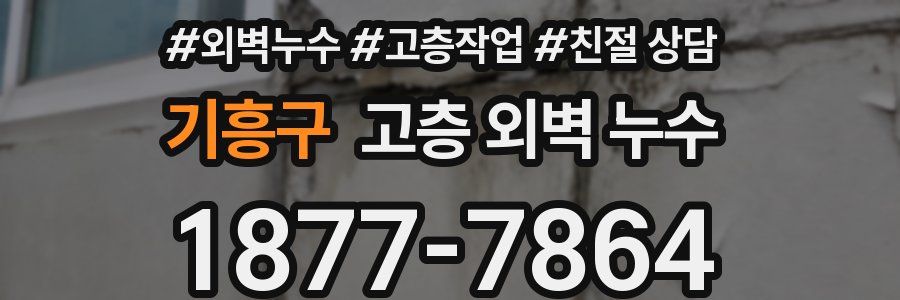 기흥구 고층 외벽 누수