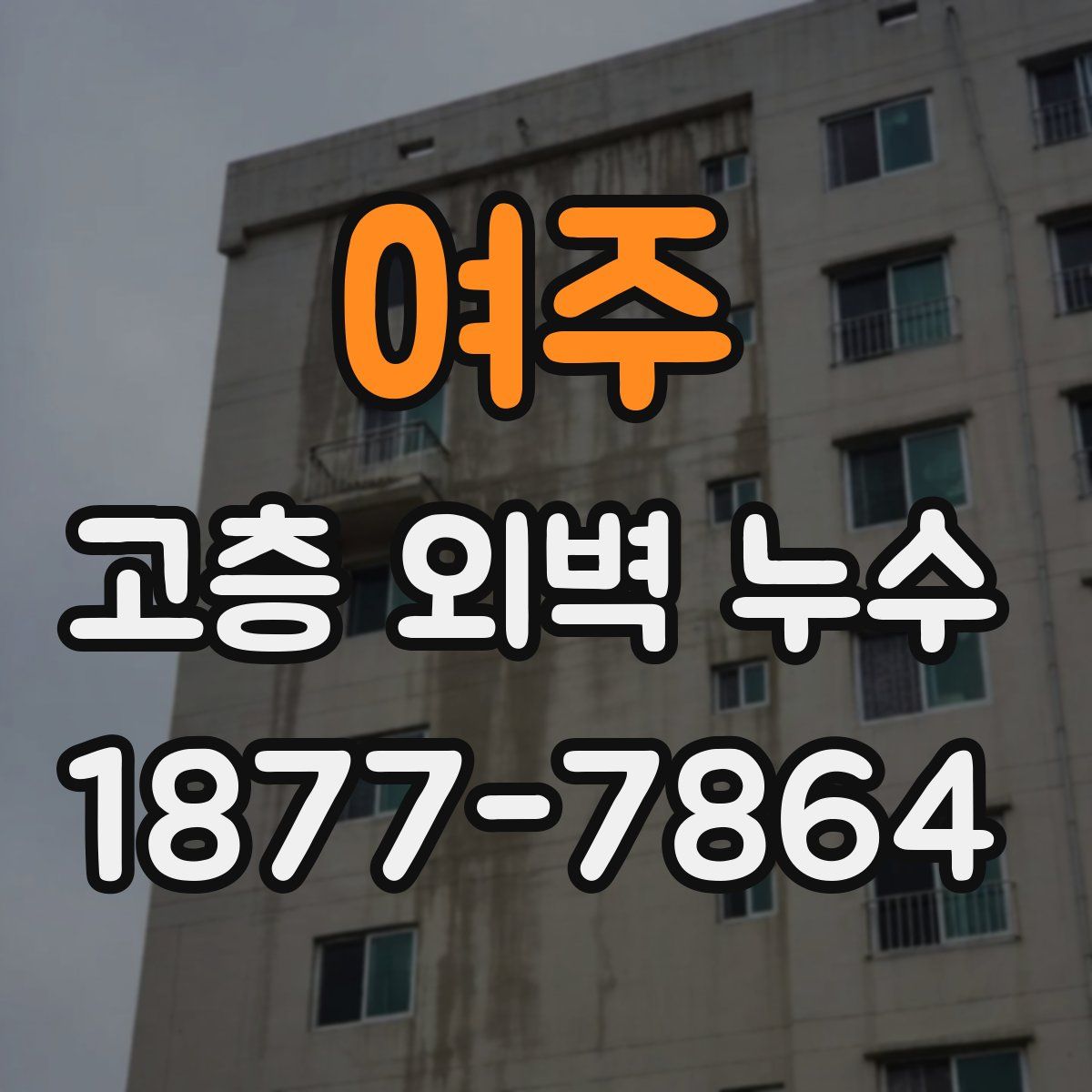 여주 고층 외벽 누수