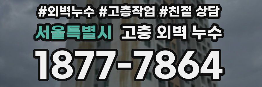 서울특별시 고층 외벽 누수