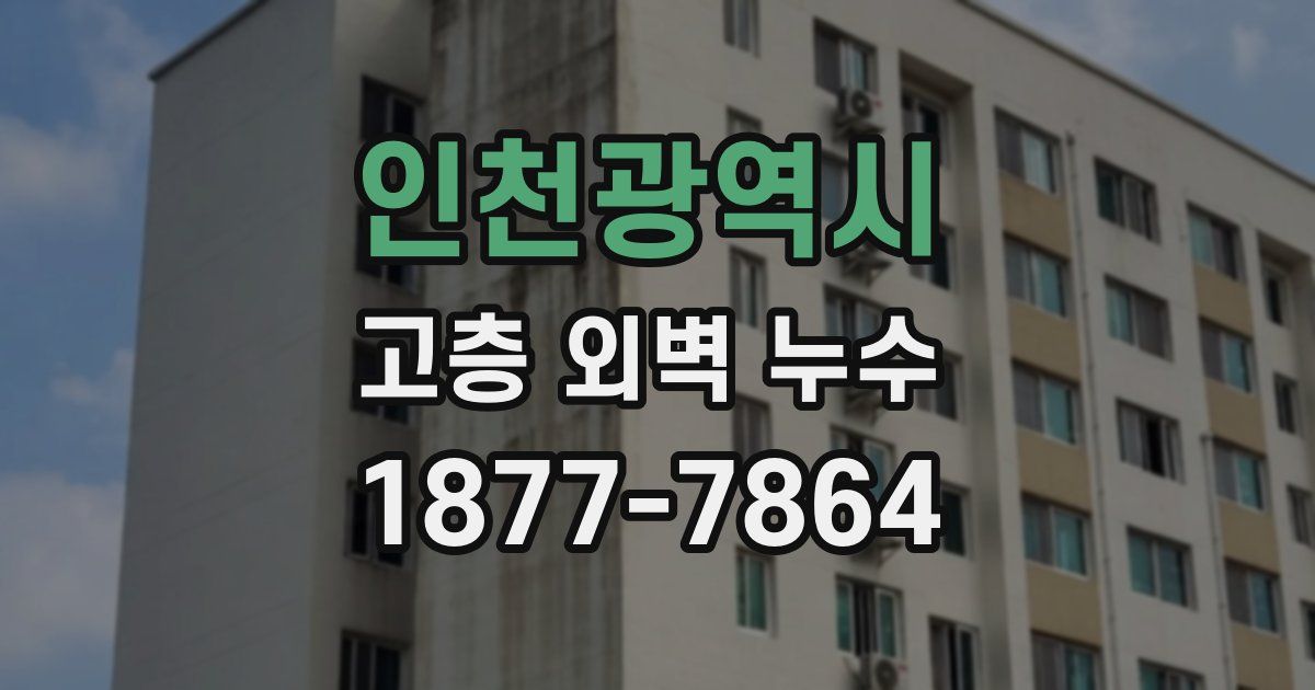 인천광역시 고층 외벽 누수