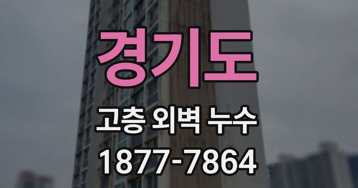경기도 고층 외벽 누수