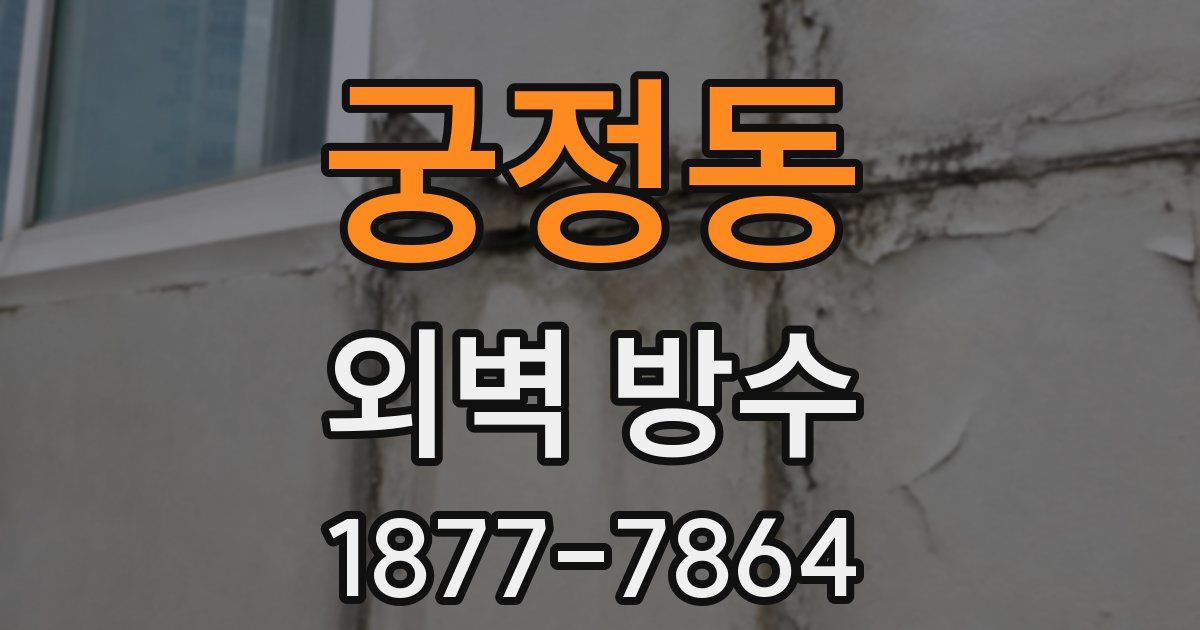 궁정동 외벽 방수