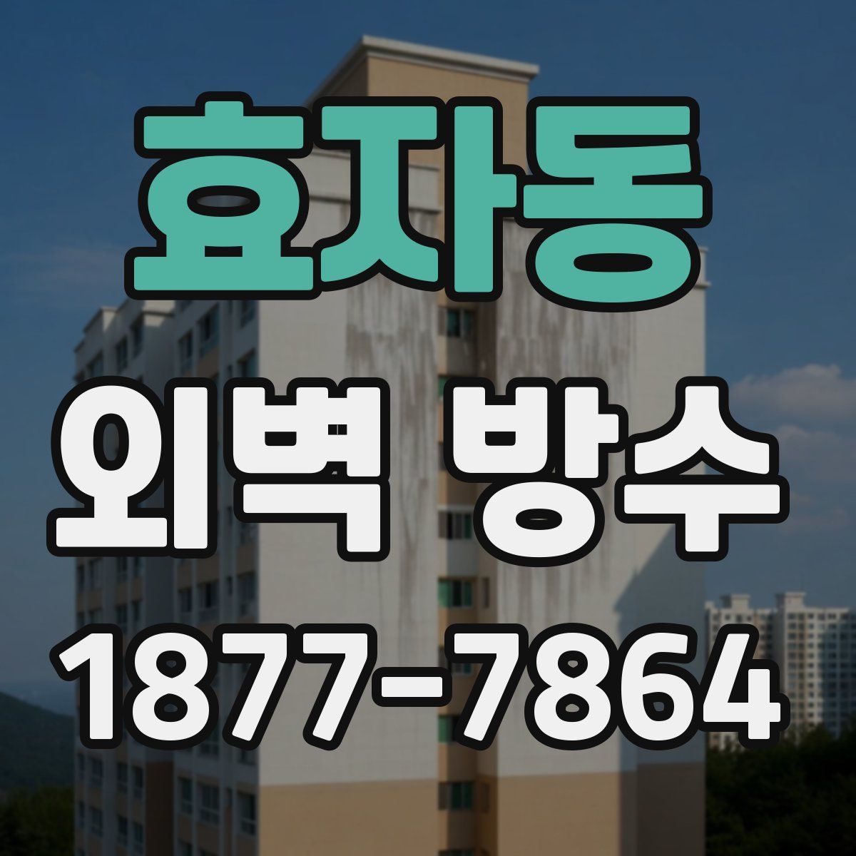 효자동 외벽 방수