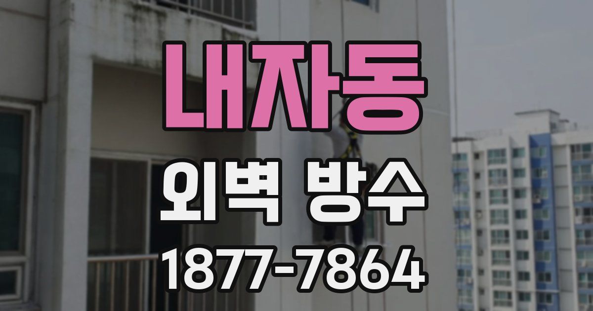 내자동 외벽 방수