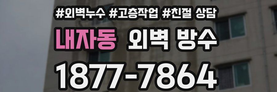 내자동 외벽 방수