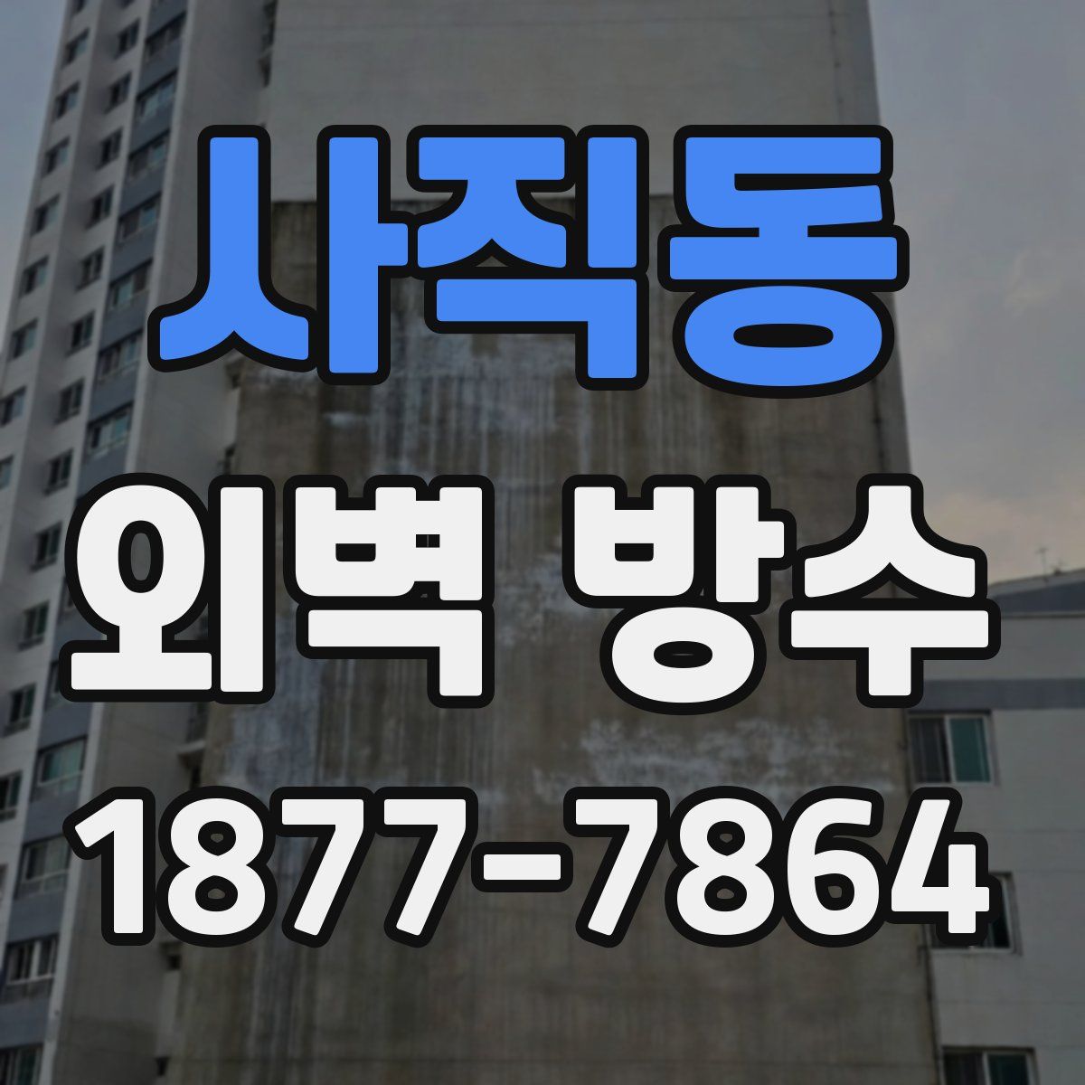 사직동 외벽 방수