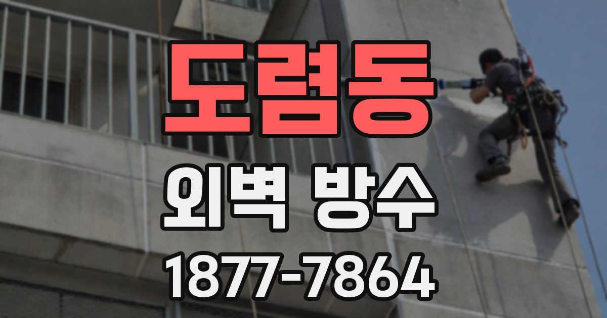 도렴동 외벽 방수