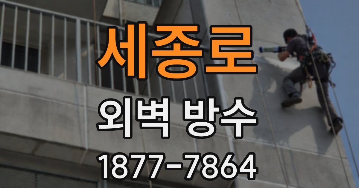세종로 외벽 방수