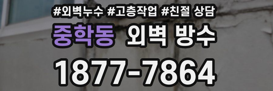 중학동 외벽 방수