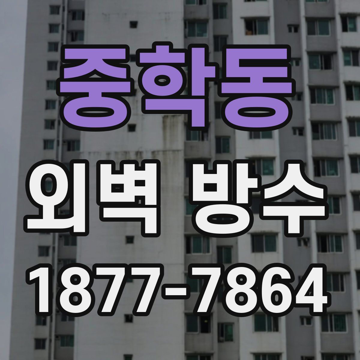 중학동 외벽 방수