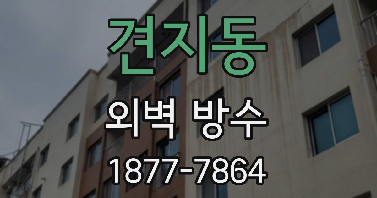 견지동 외벽 방수