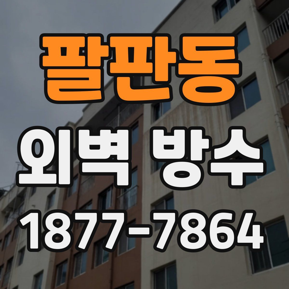 팔판동 외벽 방수