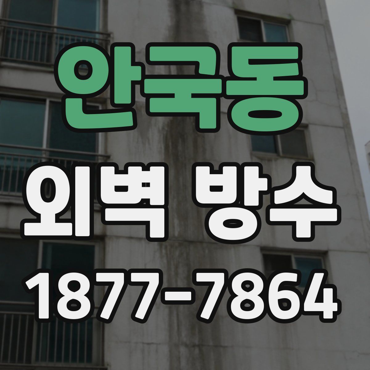 안국동 외벽 방수