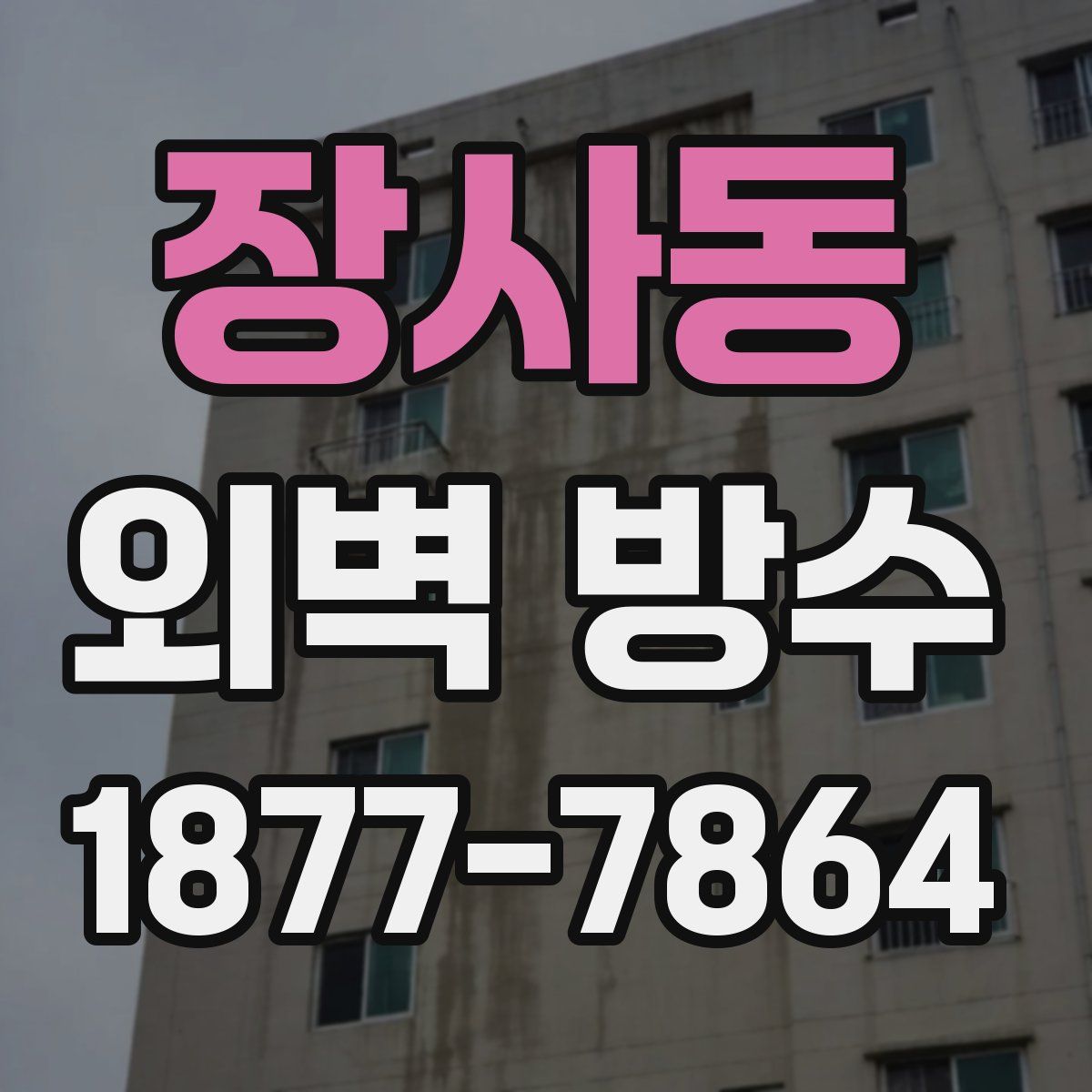 장사동 외벽 방수